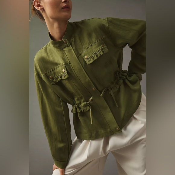 Anthropologie Oversized Utility Jacket , sz : XS - Picture 5 of 14